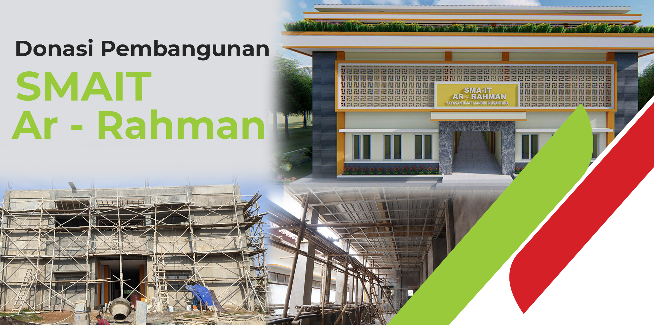 Donasi Pembangunan SMAIT Ar -Rahman